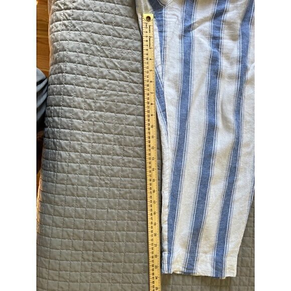 Loft Outlet Linen Blend Pants Sz Large Petite Pull On Lagenlook Boho Elastic Wai - Picture 6 of 8